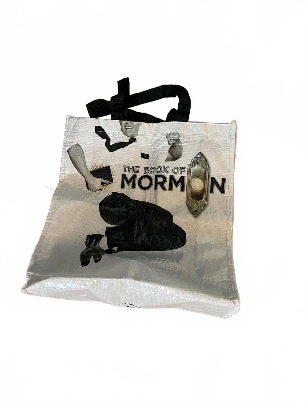 The Book of Mormon White Reusable Tote Bag